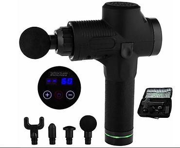 Массажеры и массажные аксессуары: Массажер Перкуссионный пистолет, Все тело, Новый — 9