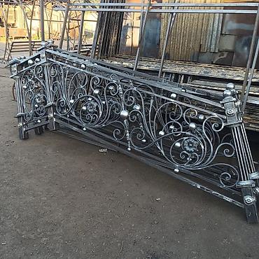 Готовые перила: Готовые перила, Материал: Кованное железо, Для крыльца — 19