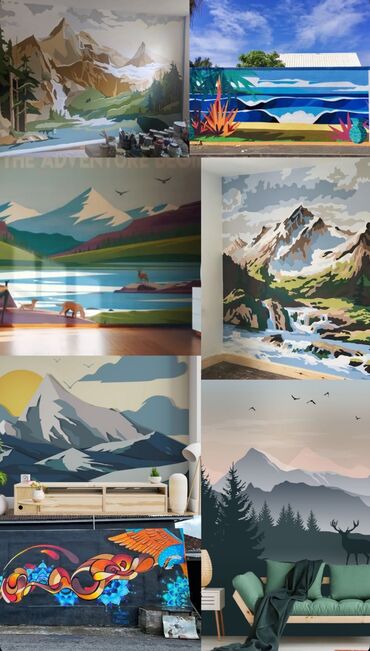 Декоративная роспись: Аэрография, Барельеф, Художественная роспись Больше 6 лет опыта — 16