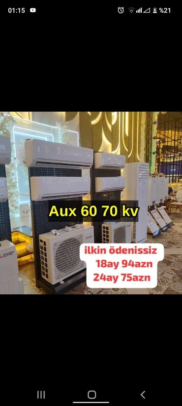 инвертор: Kondisioner Beko, Yeni, 100-dən çox kv. m, Daxili blok, Kredit var, Pulsuz quraşdırılma