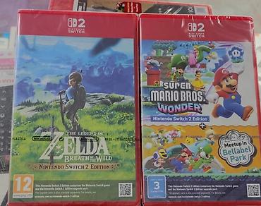 barter nintendo: Nintendo Switch 2 üçün iki oyun diski paketi - The Legend of Zelda — 1