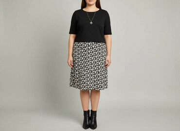 spódnice w paski maxi: Spódnica damska, rozmiar 3XL