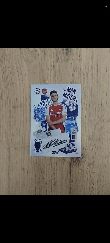 topps: Topps UEFA Champions League ticarət kartı – “Man of the Match — 1