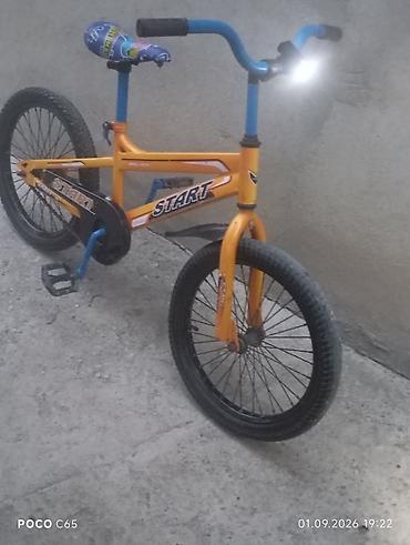 start velo: Uşaq velosipedi – START markası - Rəng: narıncı-göy - Çərçivə: polad — 1