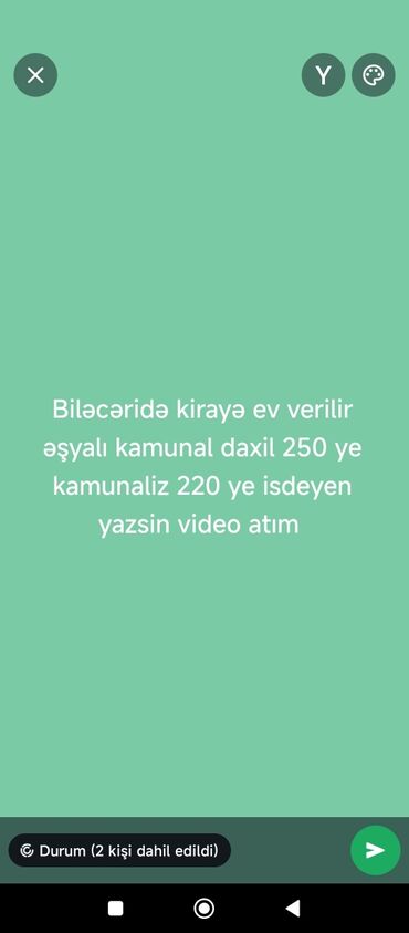 2 otaqlı kirayə evlər 2023: 22 kv. m, 2 otaqlı