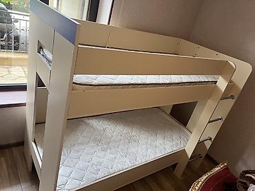 mebel ustu: İki mərtəbəli uşaq/yataq otağı çarpayısı - Model: klassik — 7