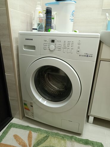 ремонт стиральных машин ош: Стиральная машина Samsung, Б/у, Автомат, До 5 кг, Полноразмерная
