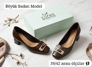eqa shoes qarayev: GUERO Turkey qadın ayaqqabısı – böyük bədən model - Rəng: tünd — 1