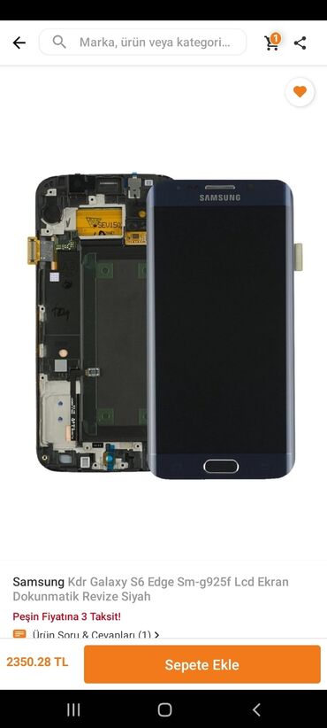 s6 samsung qiymeti: Salam Samsung Galaxy S6 Edge ekranı alıram
mənə vatsapta yazın😊