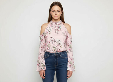 bluzki z odkrytym brzuchem: Mohito, Women's blouse, size XS