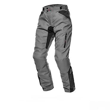 lil solid ez boje: Adrenaline moto pantalone – touring/adventure kroj, sivo-crne - — 1
