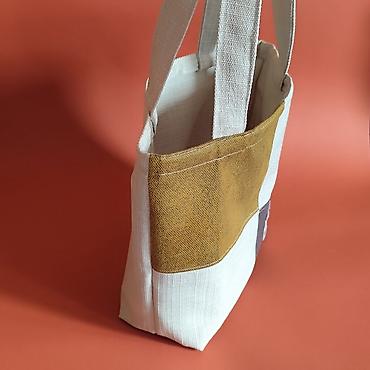 Torbe: Platnena torba – patchwork dizajn - Materijal: čvrsto platno/keper — 5
