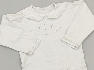 biała prazkowana bluzka: Blouse, 3-4 years, 98-104 cm, condition - Very good