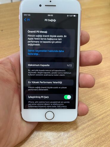similac gold qiymeti: IPhone 7, 32 GB, Rose Gold, Barmaq izi