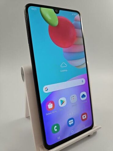 a53 ikinci el: Samsung Galaxy A41, 64 GB, rəng - Qara, Barmaq izi