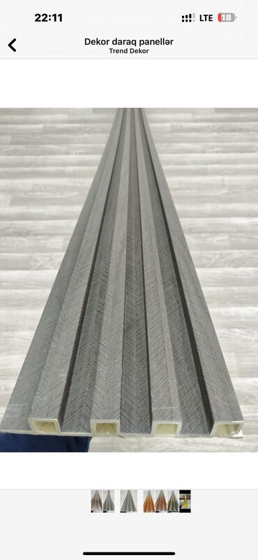 Daraq panellər: Dekor daraq panellər – interyer üçün dekorativ divar örtüyü Məhsul — 9