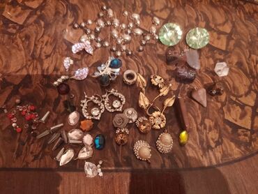 Bijuteriya dəstləri: Bijuteriya və təbii dawlar ucuz giymətə heresinin oz giymeti var — 8