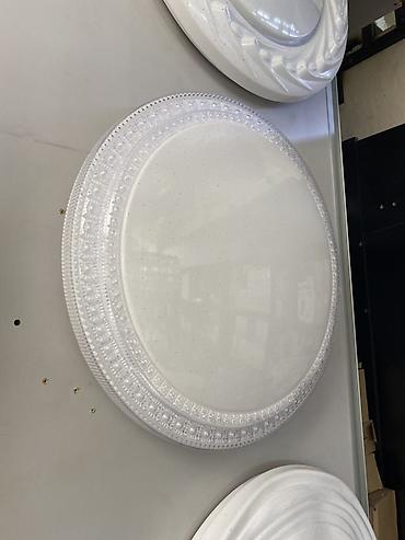 led par: Круглая светодиодная потолочная люстра/светильник (накладной) - — 1