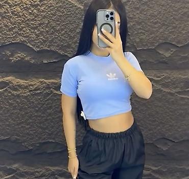 crop geyim: Crop yenidir geyinilmeyib 💙 — 1