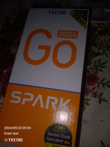 sd 16: Tecno Spark Go, 16 GB, rəng - Boz