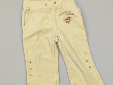 materiał na bluzkę: Niemowlęce spodnie materiałowe, 12-18 m, 80-86 cm, stan - Dobry