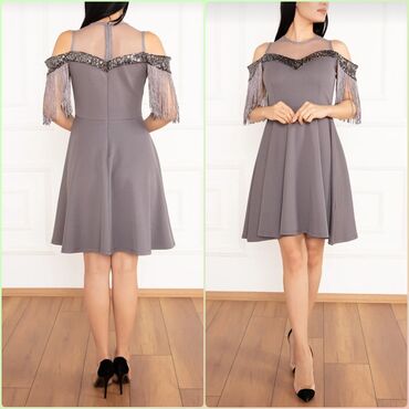 Женская одежда: Вечернее платье, Мини, M (EU 38)