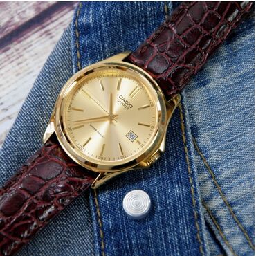 simart saatlar: Новый, Наручные часы, Casio, цвет - Золотой