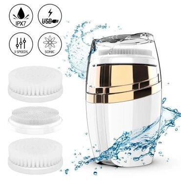 Aparati za čišćenje lica: Cena 1.850 dinara 3u1 Vodootporna cetka i masazer za lice Opis — 6