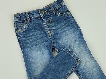 chaotic system jeans: Spodnie jeansowe, F&F, 2-3 lat, 98, stan - Bardzo dobry — 1