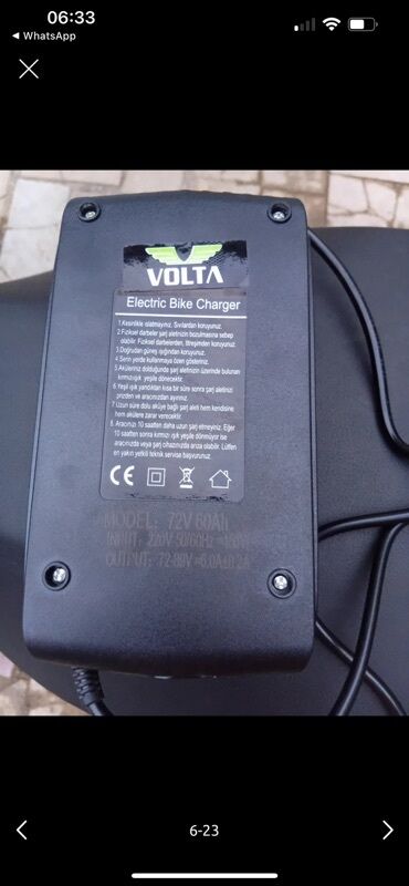 Mopedlər,skuterlər: Şəxsi Volta VS2 elektroskuterimi satıram. Vəziyyət: min və sür — 14