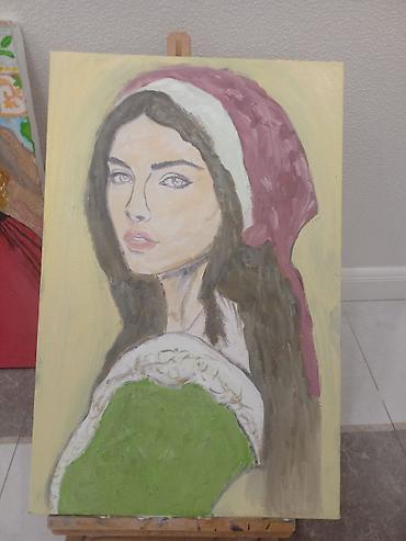 it sekilleri: Məhsul: Orijinal yağlı boya tablo – portret. çərçivəsiz. 25 azn — 1