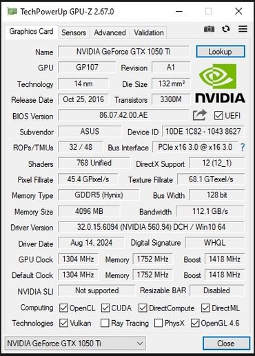 материнские платы amd a58: Видеокарта, Б/у, Asus, GeForce GTX, 4 ГБ, Для ПК