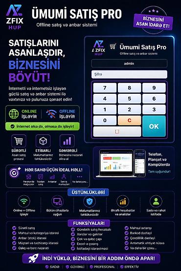 Digər xidmətlər: Mobil tətbiqlərin hazırlanması, SEO, SMM | Domen, Hosting — 1
