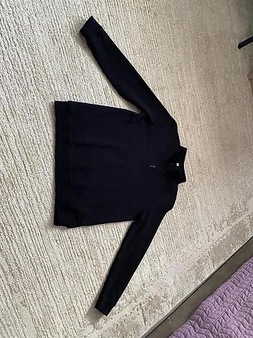 Мужская толстовка, M, XL, Massimo Dutti, Новый, цвет - Черный, Бесплатная доставка