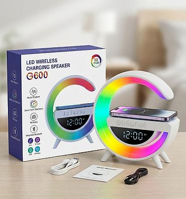 luc saatlar: LED Wireless Charging Speaker G600 - 15W RGB LED işıqlandırma — 1