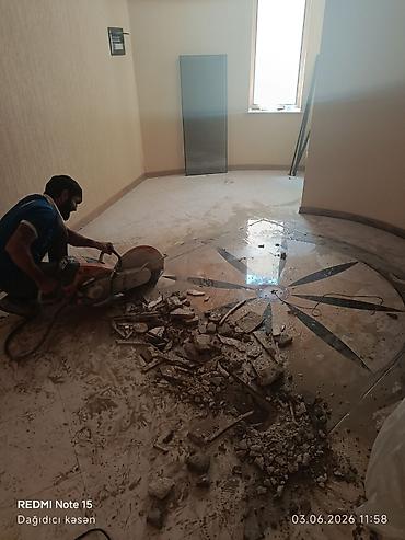 Beton işləri: Beton kəsmə xidməti - Divar, döşəmə və tavanlarda dəqiq və səliqəli — 6