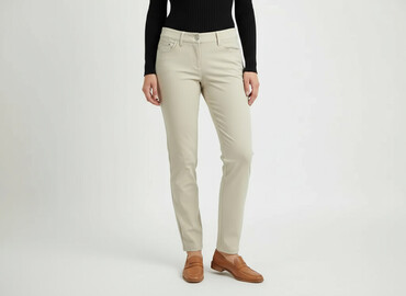 Women's Pants: Spodnie materiałowe damskie, rozmiar M