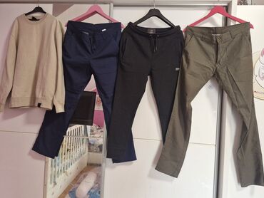 kaputi novi pazar: Trousers, L (EU 52), color - Khaki