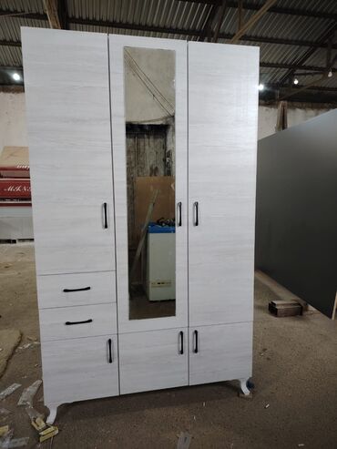 Dolablar: Yeni, Açılan, 3 qapılı Düz dolab, Qarderob, paltar dolabı, Azərbaycan — 15