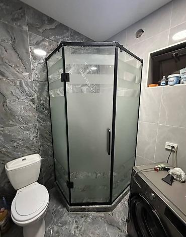 Душевые перегородки и ограждения: Душевые перегородки и зеркала на заказ, по индивидуальным размерам — 18