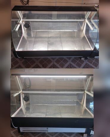 Soyuducu kameralar: Endirim. 2 eded vitrin soyuducu satilir biri 400azn(1.50m) Digeri