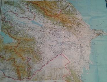 Ofis ləvazimatları: Azərbaycan Respublikasının xəritələri satılır. Siyasi-inzibati — 4