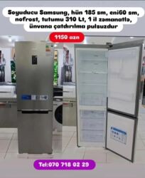 Digər aksesuarlar: Soyuducular anbardan satiş.WhatsaApp-a yazin.Modellərin qimətlərini — 25