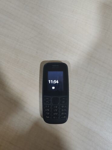 Nokia: Nokia 105 4G, rəng - Qara, Düyməli, İki sim kartlı