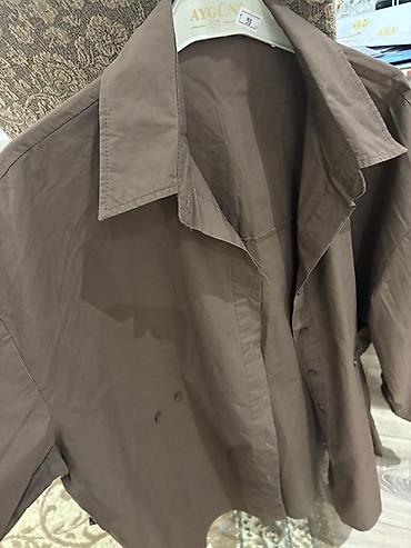 savis a e крем отзывы: Qadın köynəyi – açıq qəhvəyi rəng - Model: Oversize, /44,46,48 — 4
