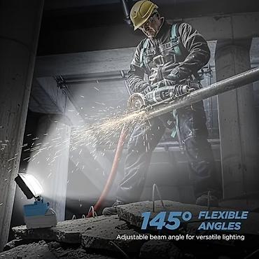 60x60 led panel: LED iş proyektoru – Makita 18V akkumulyatorları ilə uyğundur — 5