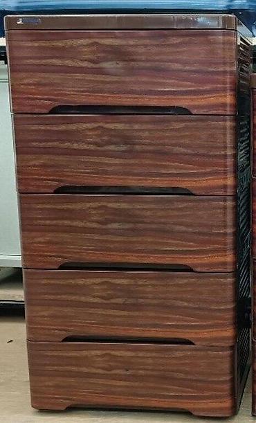 plastik kamod: Plastik dolabHəm ağ həm mebel rəng çeşidi ilə 3 siyirməli -70*64*58 — 2