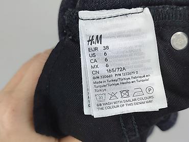 jeansy ecru: H&M, Jeansy damskie, rozmiar S — 6