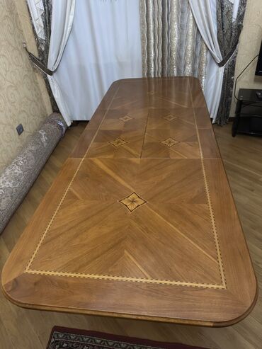 Masa və oturacaq dəstləri: Qonaq otağı üçün, Açılan, 8 stul — 9