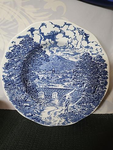 Kuhinjski setovi: Engleski duboki tanjiri Crown Ducal iz 70ih.god. Engleski duboki — 10